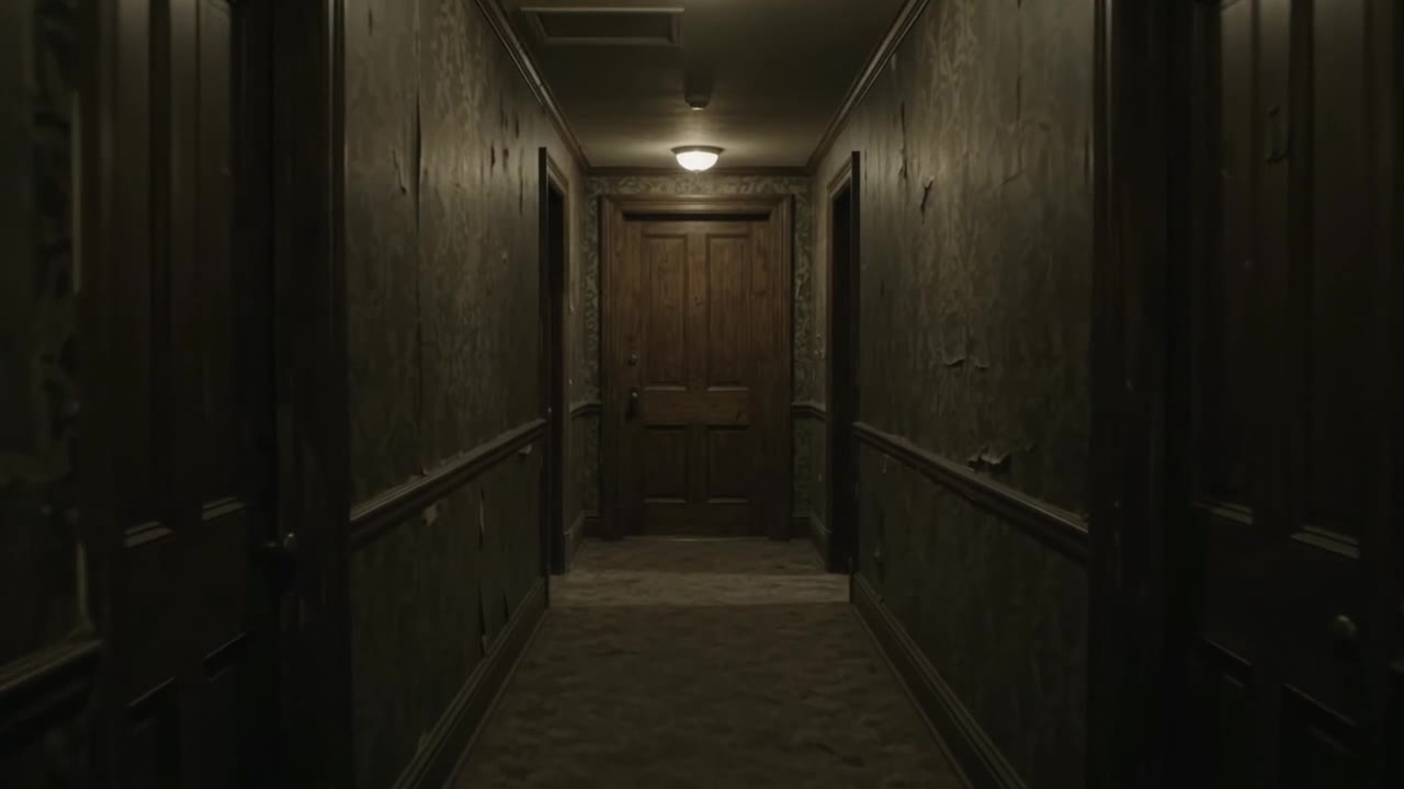 Google Gemini Omni: Dolly in to a door