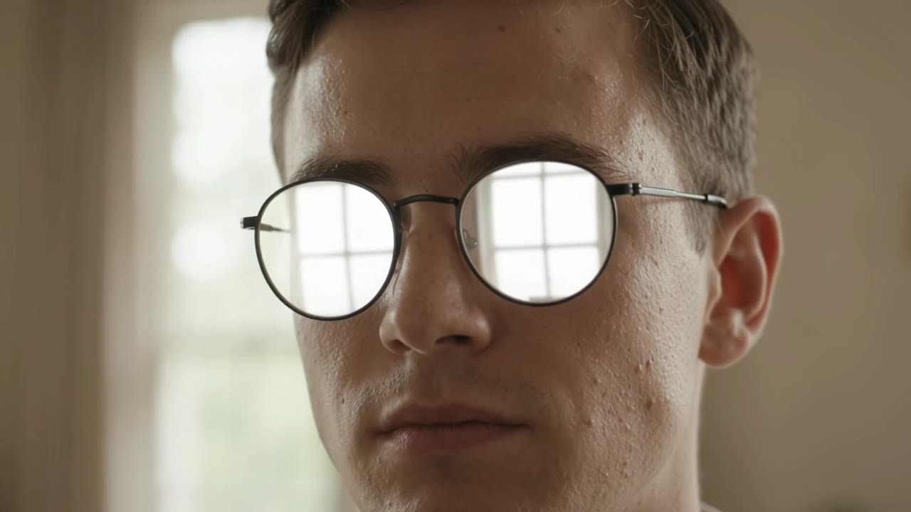 Google Gemini Omni: Glasses reflection