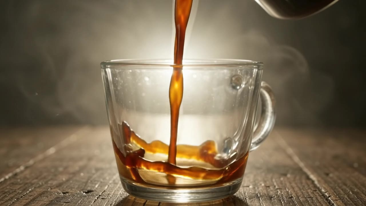 Google Gemini Omni: Pouring coffee
