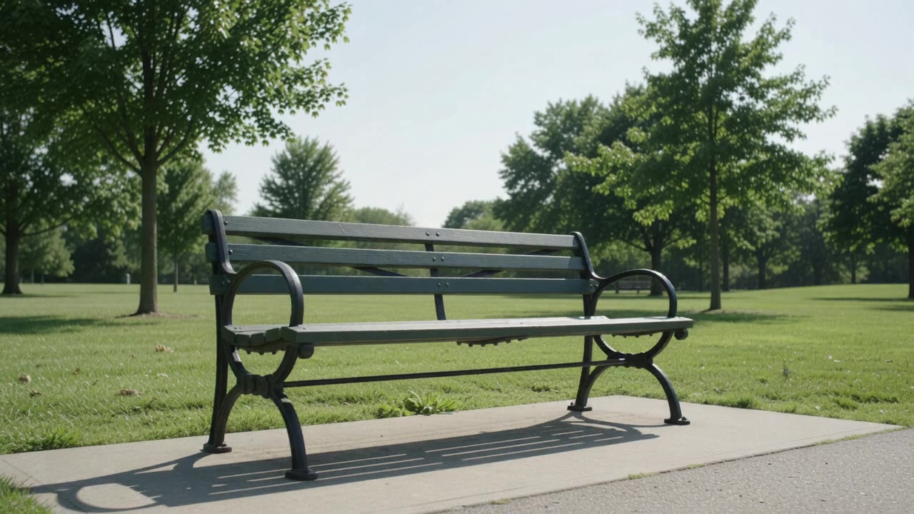 Google Gemini Omni: Same bench, day and dusk