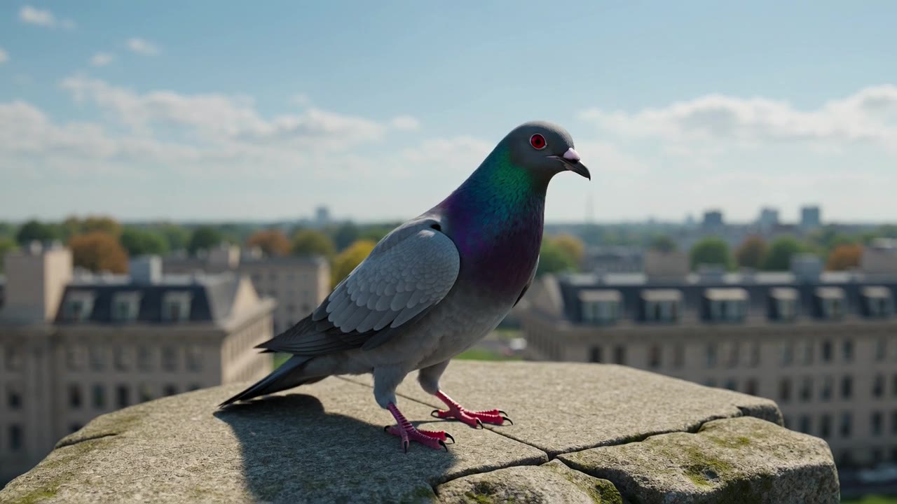 Grok Video: Pigeon takeoff