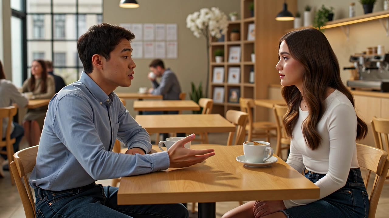 Grok Video: Two-person exchange