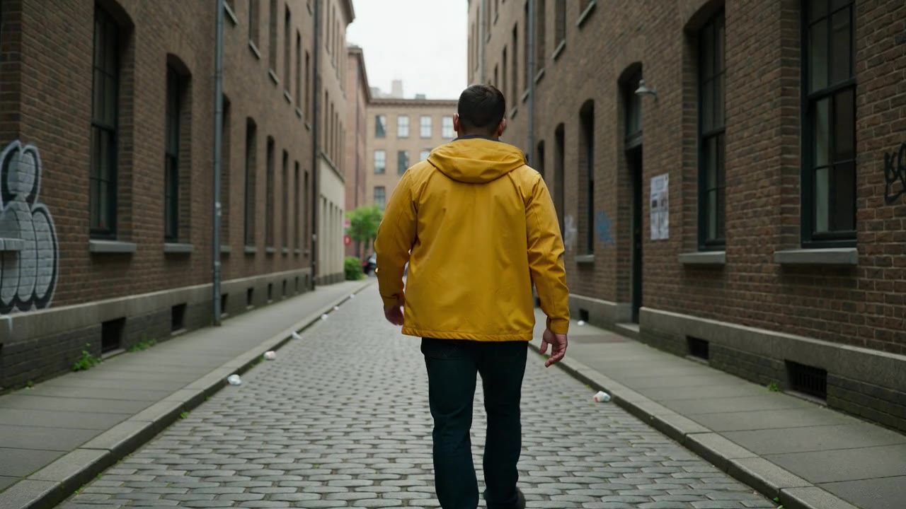 Grok Video: Alley, two angles
