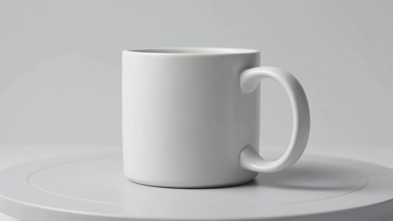 Grok Video: Rotating mug