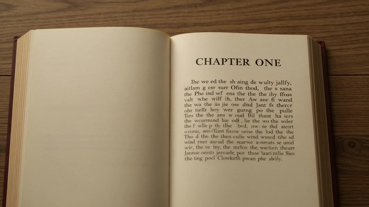 Grok Video: Book chapter heading