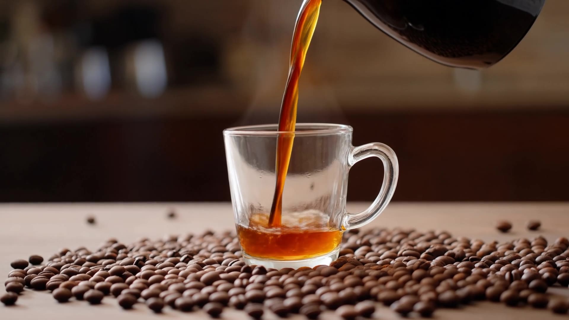 MiniMax Hailuo 02: Pouring coffee