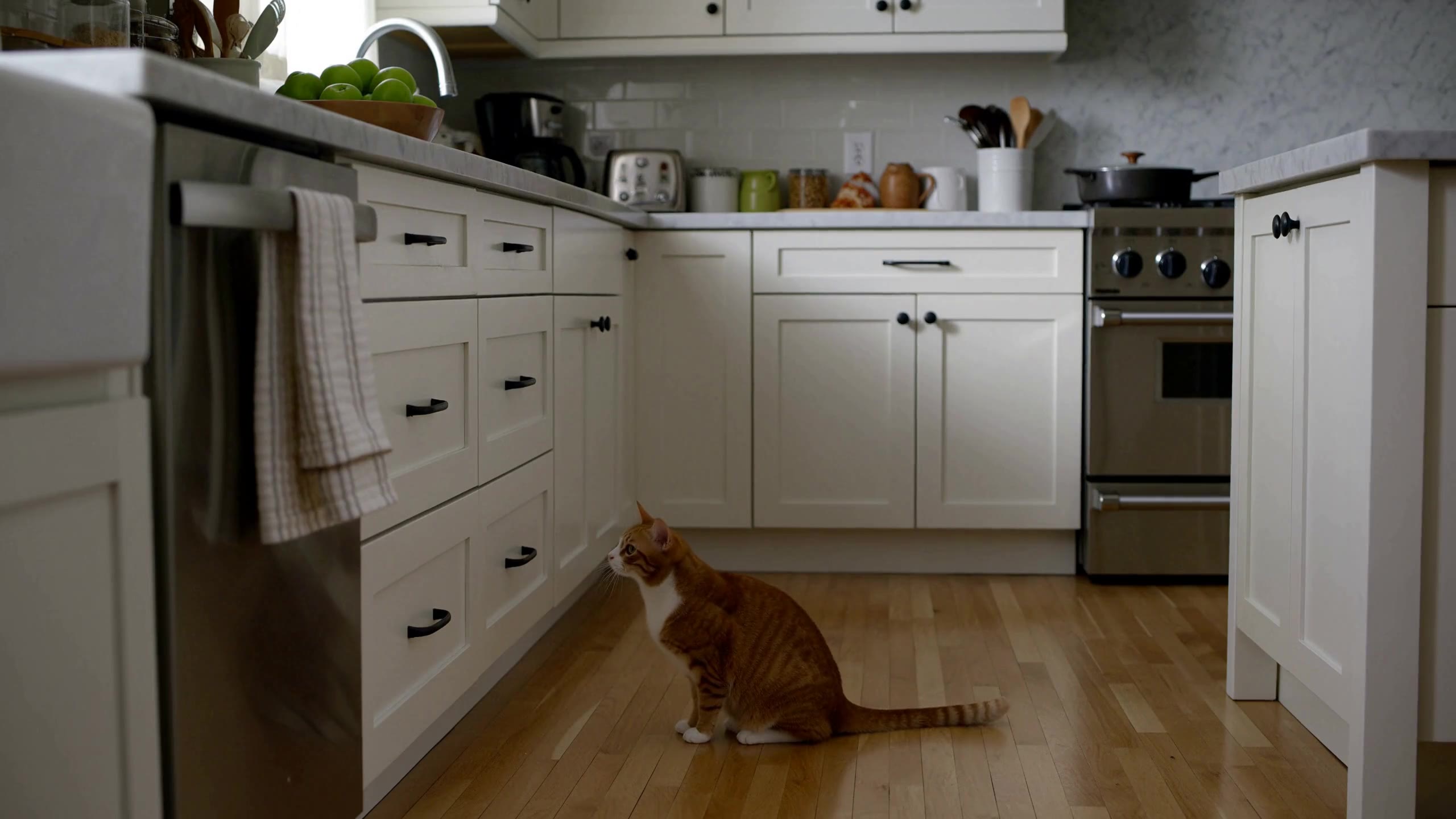 MiniMax H3: Cat jumping to a counter