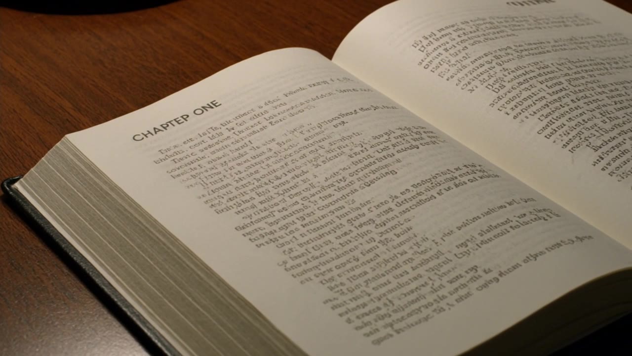 Kling 3.0 Turbo: Book chapter heading