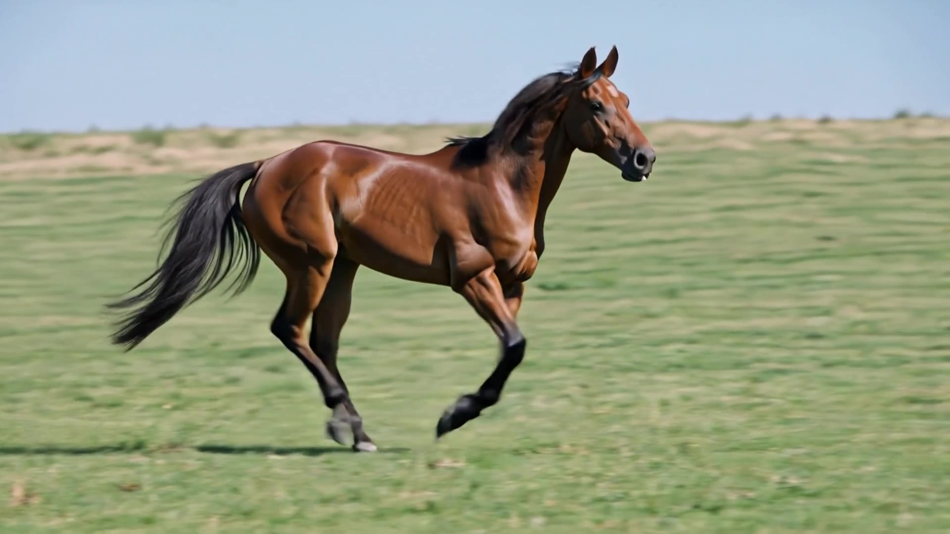 Kling 3.0: Galloping horse