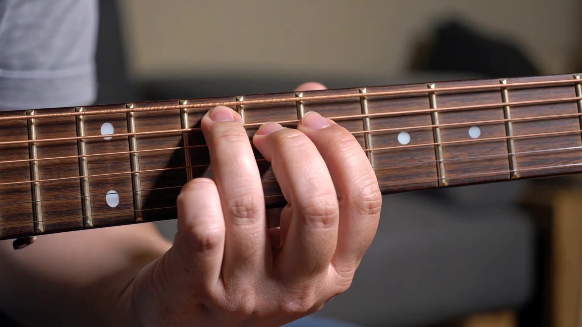 Kling 3.0: Fretting a guitar chord