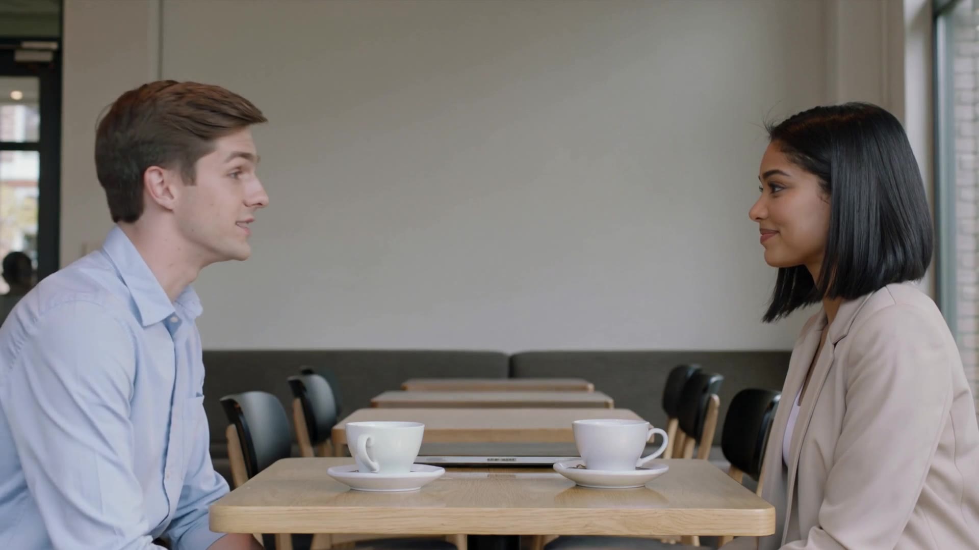 Kling 3.0: Two-person exchange