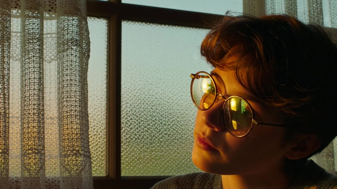 PixVerse v5.5: Glasses reflection