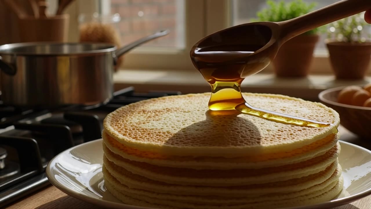 PixVerse v5.5: Honey drizzle