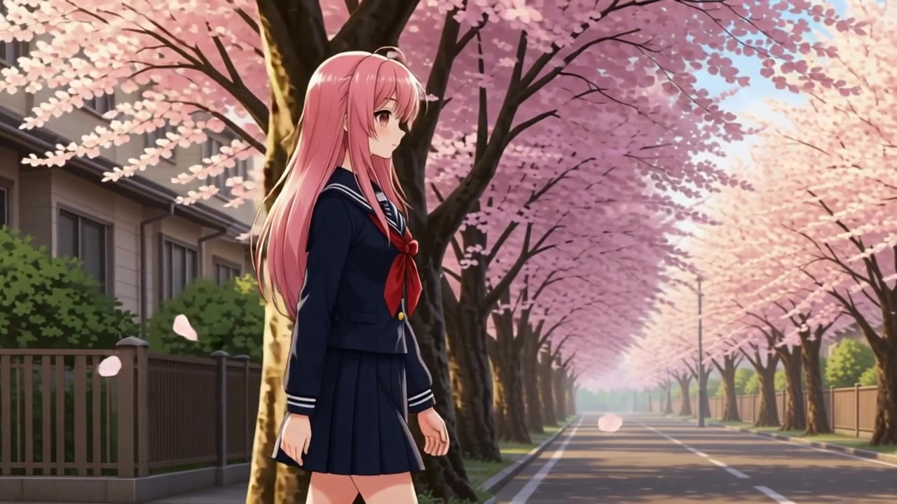 PixVerse v5.5: Anime walk cycle