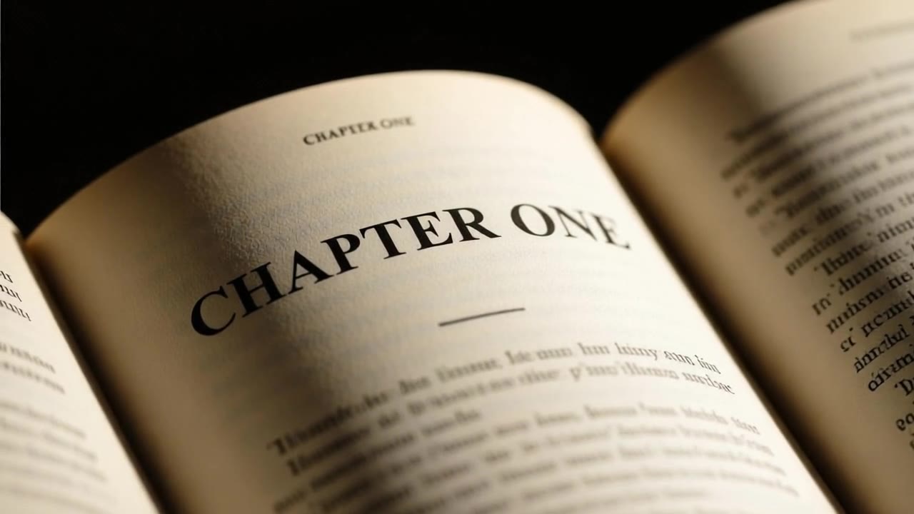 PixVerse v5.5: Book chapter heading