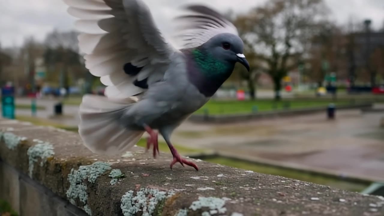 Runway Gen-4.5: Pigeon takeoff