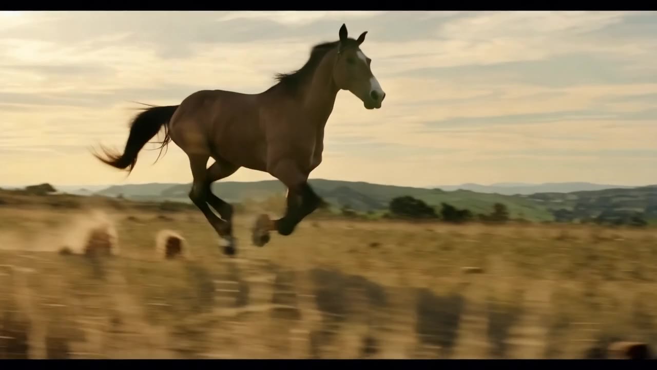 Runway Gen-4.5: Galloping horse