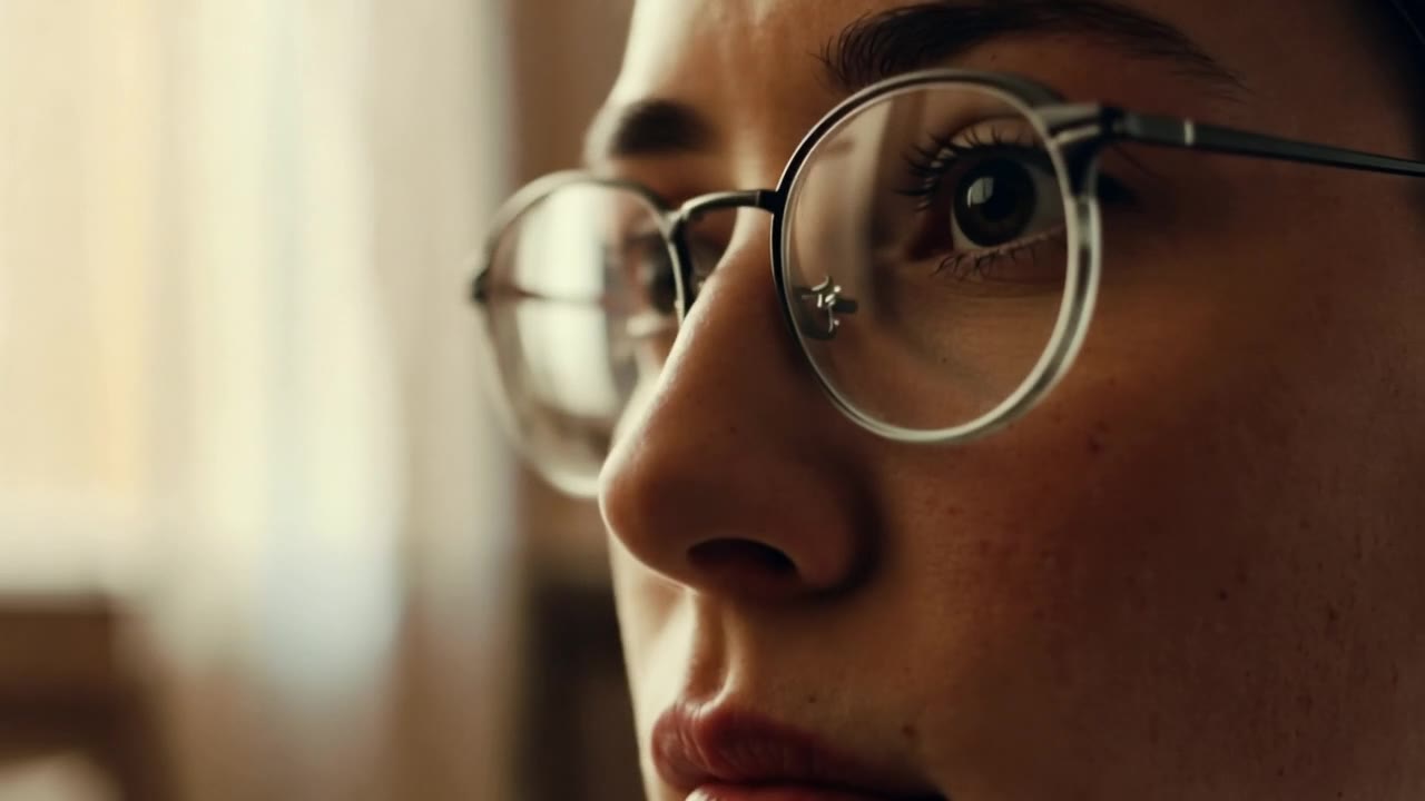 Runway Gen-4.5: Glasses reflection