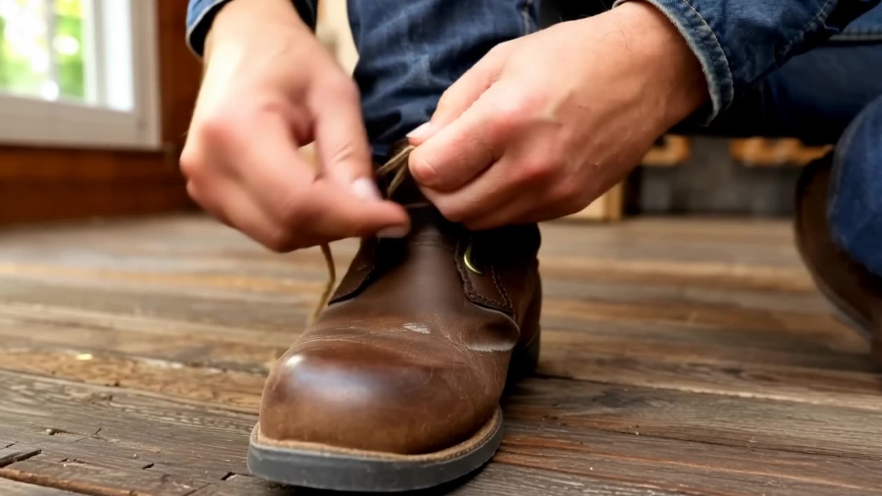 Runway Gen-4.5: Tying shoelaces