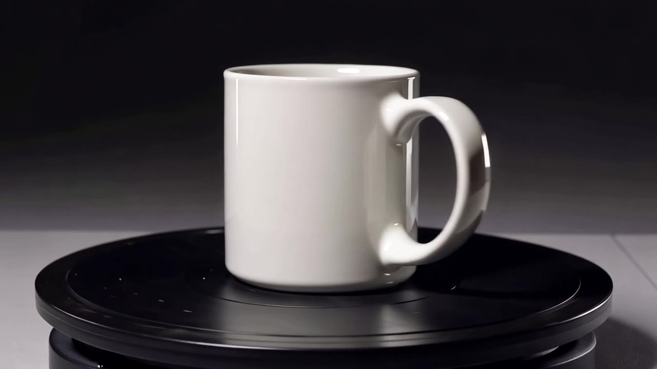 Runway Gen-4.5: Rotating mug