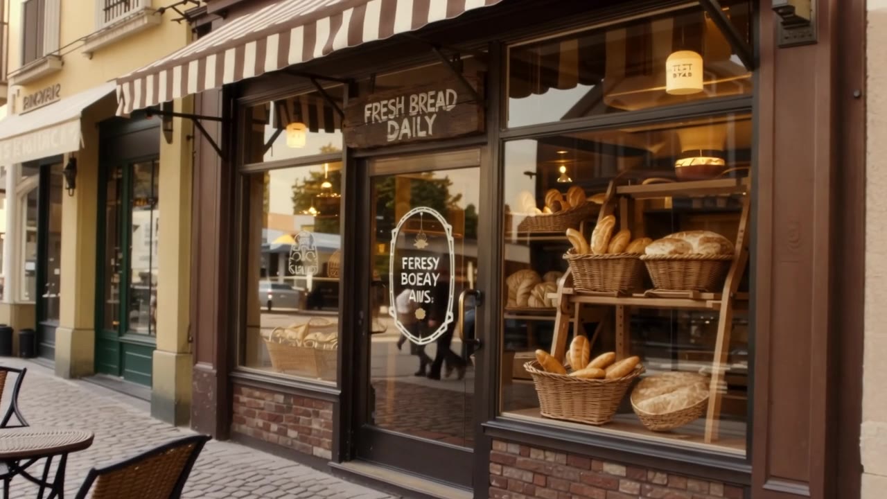 Runway Gen-4.5: Bakery sign