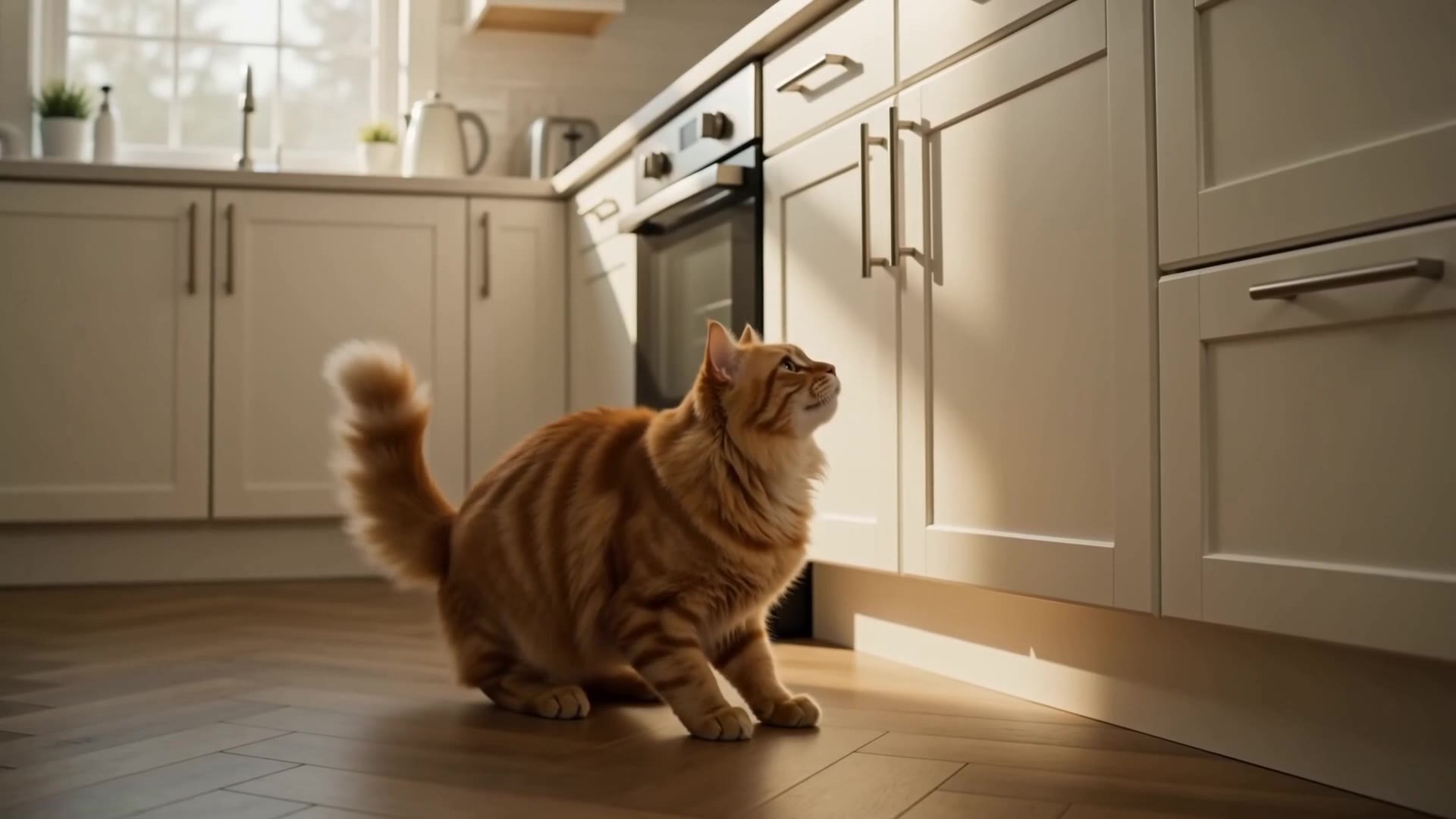Seedance 2.0: Cat jumping to a counter
