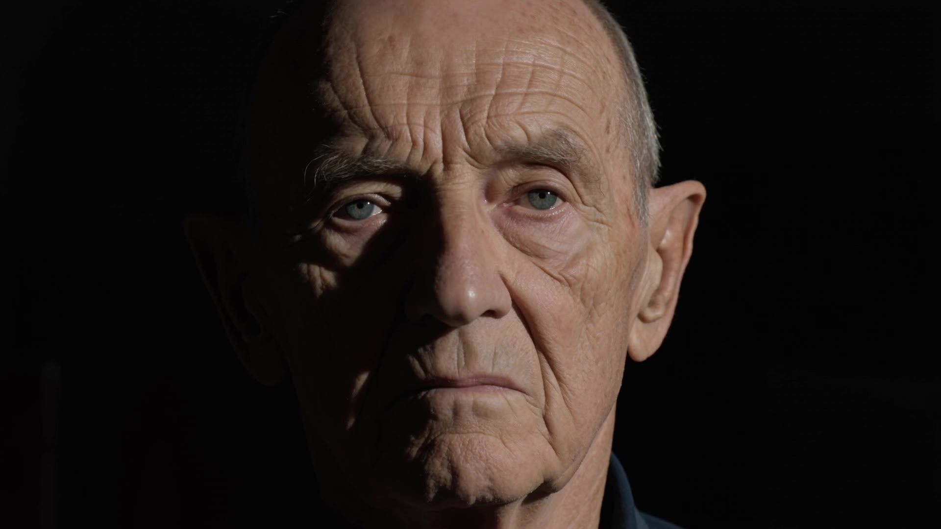 Seedance 2.0: Elderly portrait, slow blink