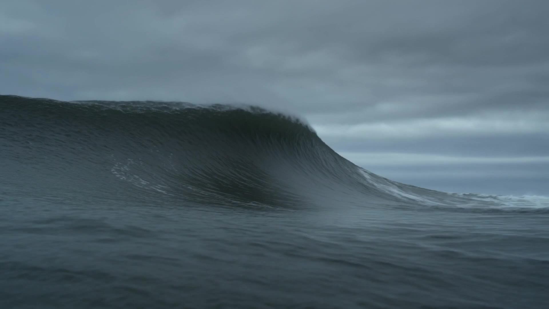 Seedance 2.0: Wave on rocks