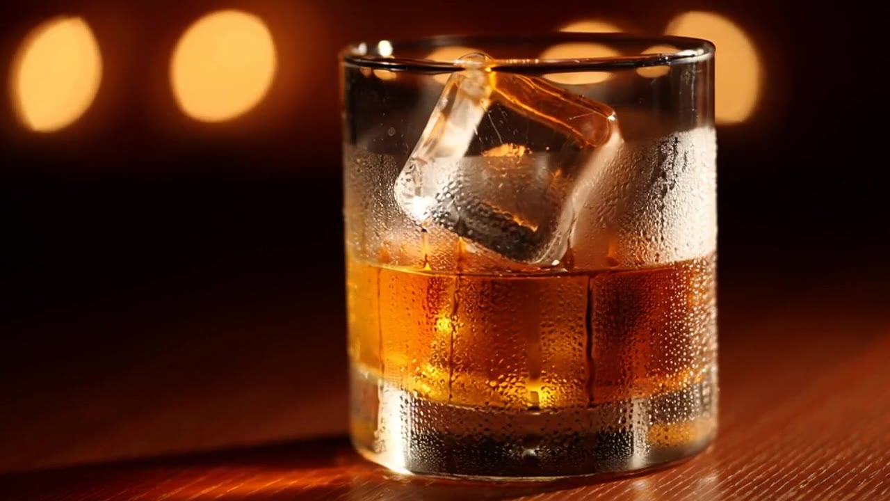 OpenAI Sora 2: Ice melting in whisky