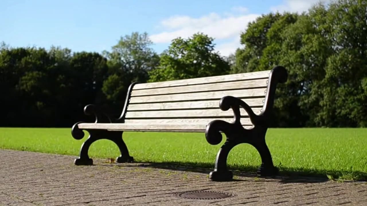 OpenAI Sora 2: Same bench, day and dusk
