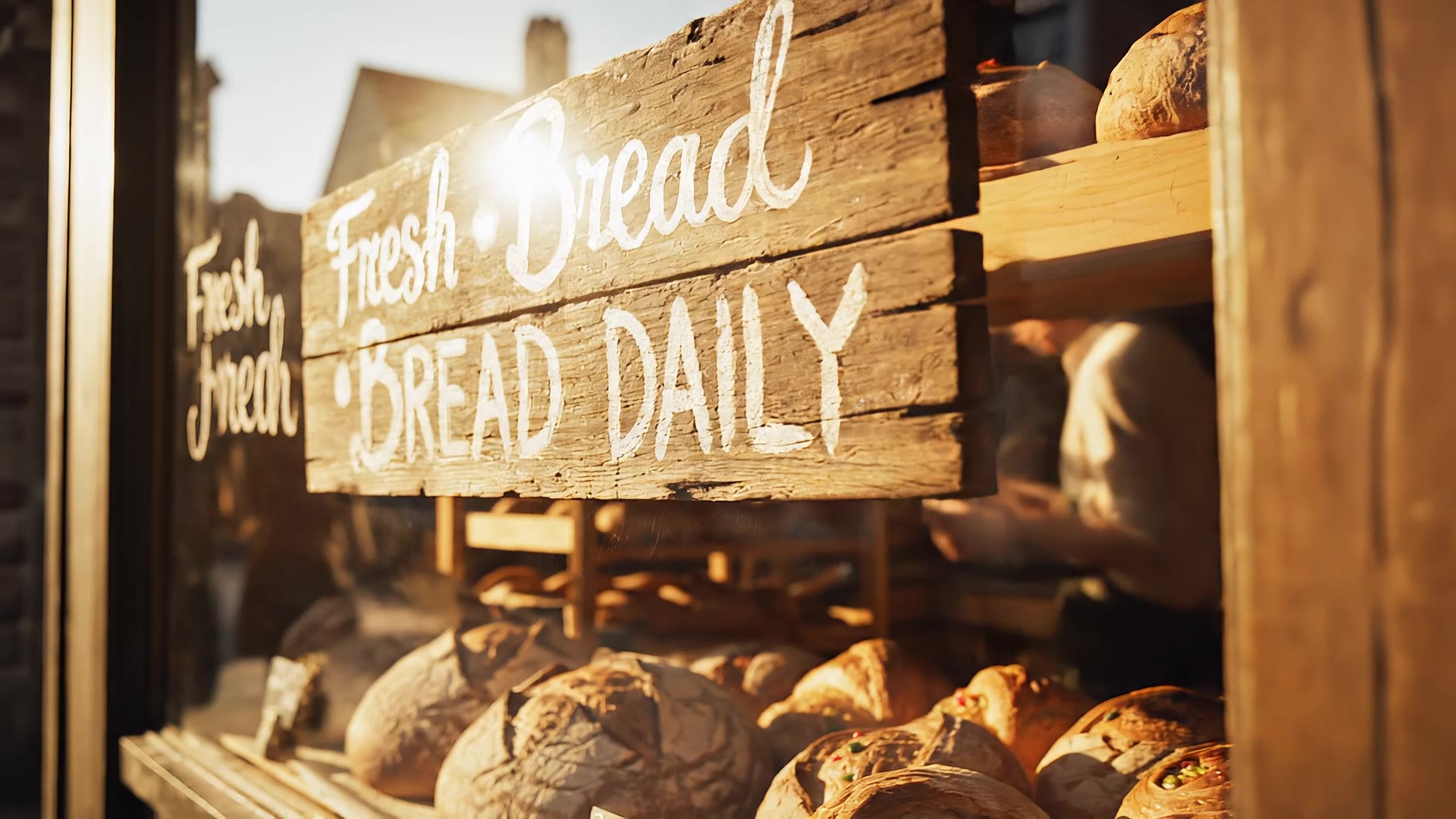 Google Veo 3.1: Bakery sign