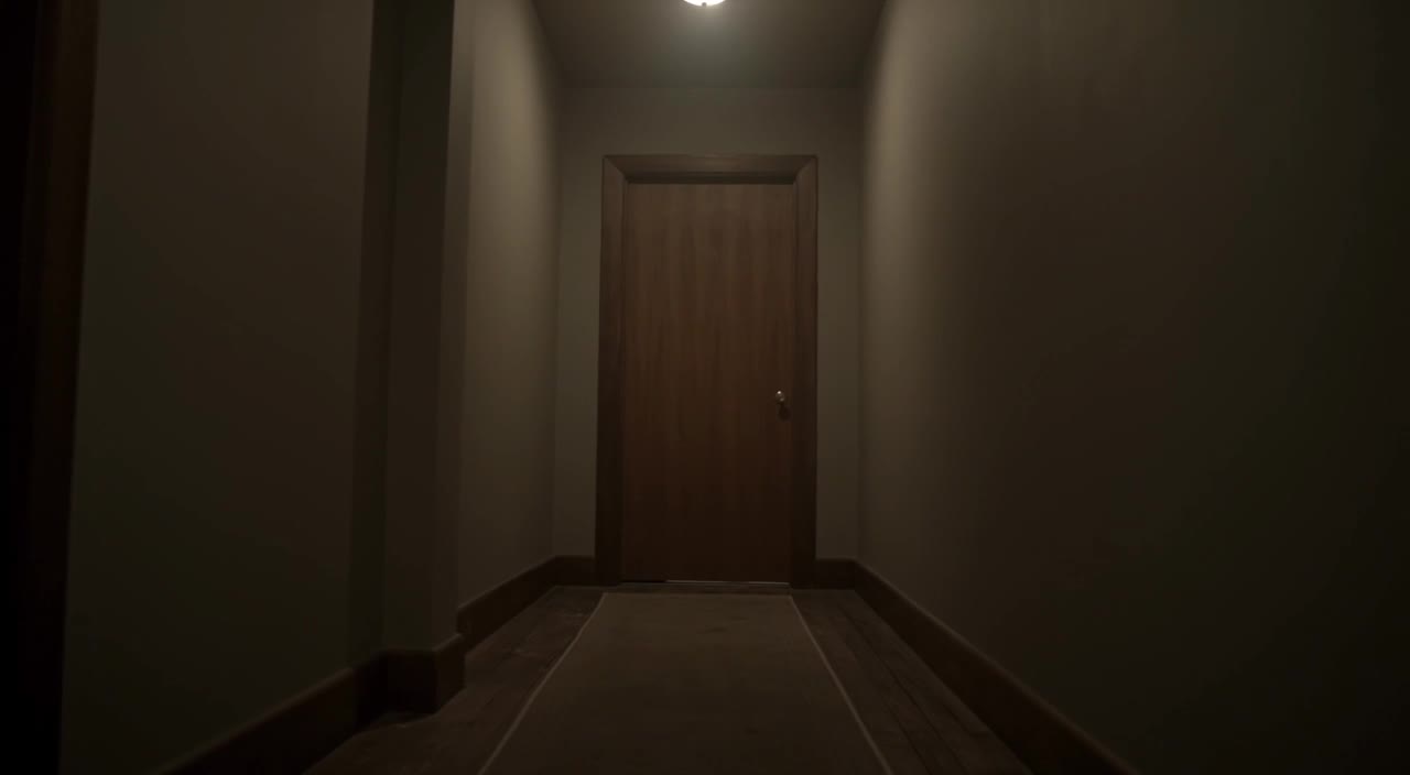 FLUX 3: Dolly in to a door