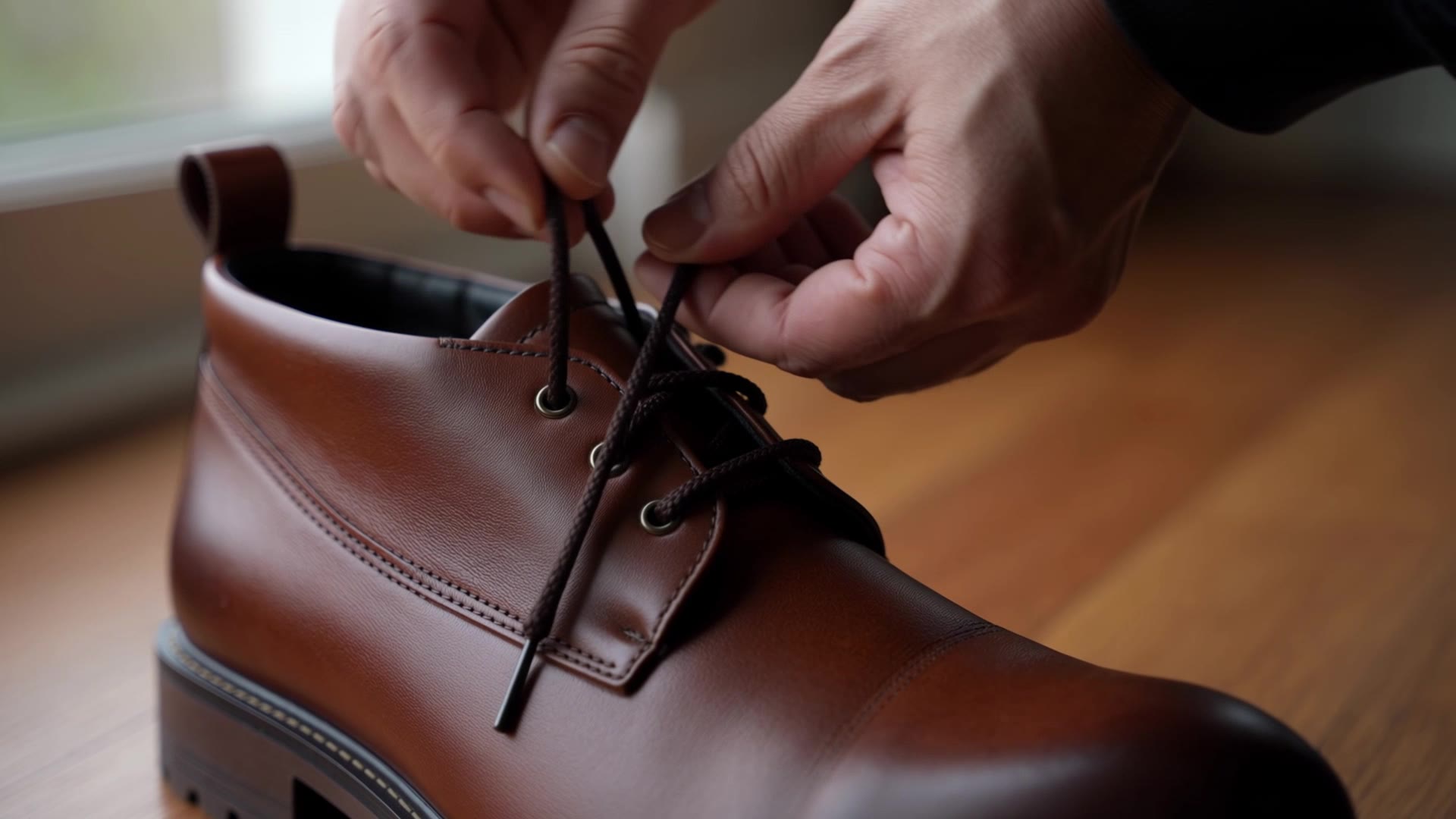 Kling 4.0: Tying shoelaces