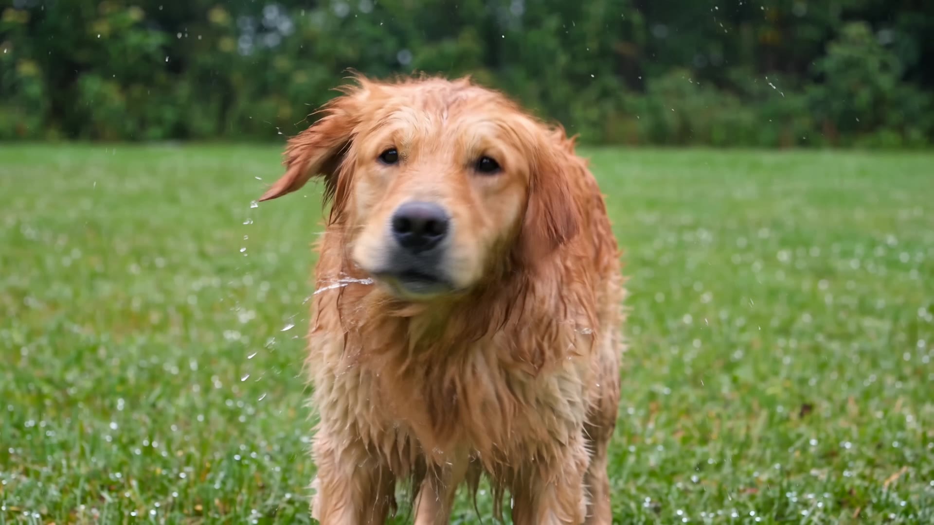 Wan 3.0: Dog shaking off water