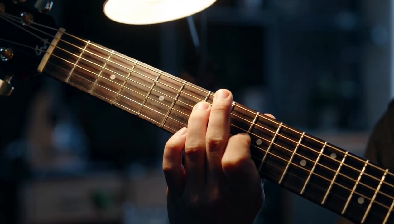 Vivix W1: Fretting a guitar chord