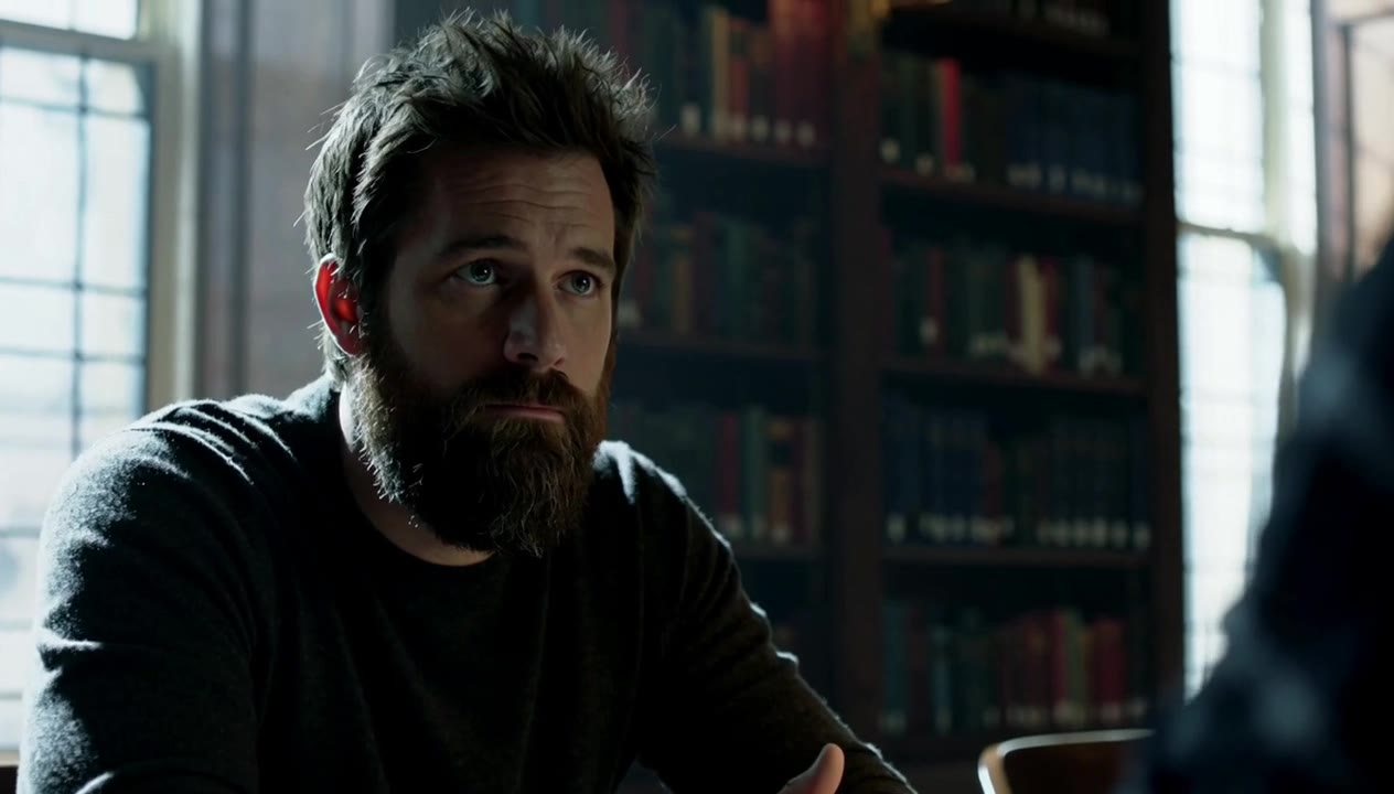 Vivix W1: Bearded man, long line