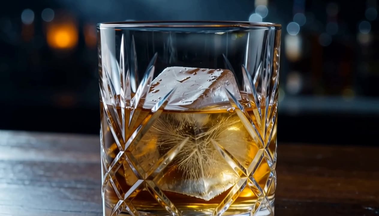 Vivix W1: Ice melting in whisky