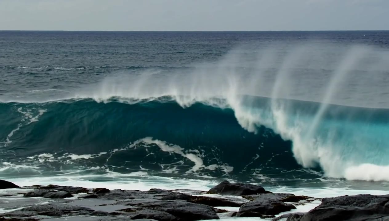 Vivix W1: Wave on rocks